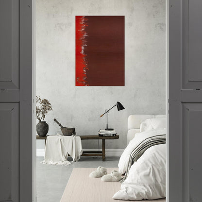 Untitled 3 - Barnett Newman Brushed Aluminum Print - 70x100 cm / 28x40 inches | Barnett Newman Aluminum Print | Barnett Newman Prints