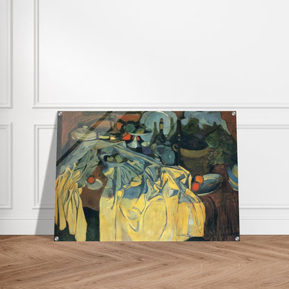 STILL LIFE ON THE TABLE 1904 - Andre Derain Acrylic Print - 70x100 cm / 28x40″ inches