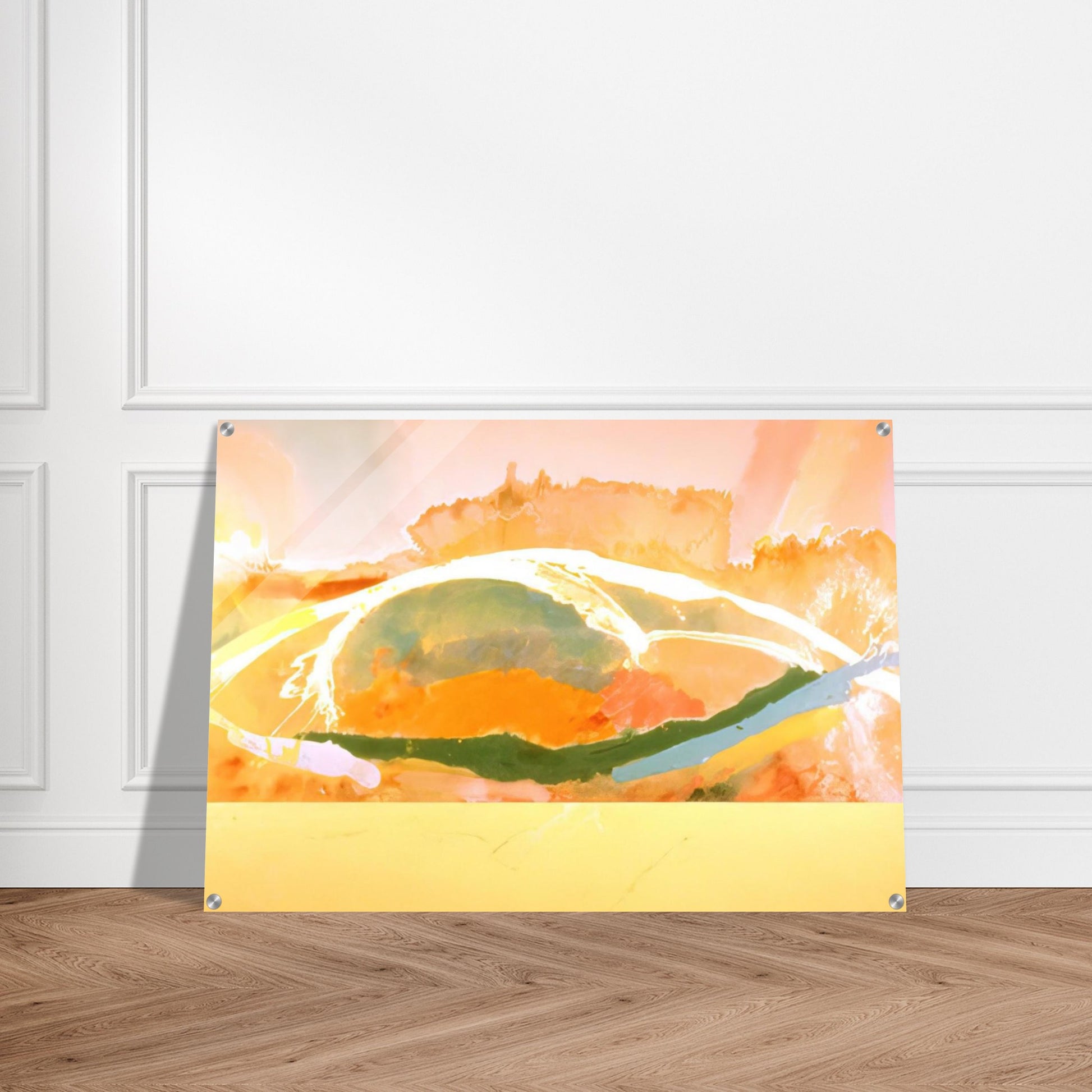 Sunday Afternoon - 1969 - Ronnie Landfield Acrylic Print - 70x100 cm / 28x40″ inches