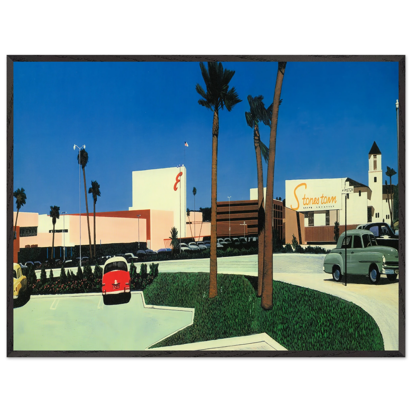 Hiroshi Nagai - In the beginning Stonestown Wall Art - 30x40 cm / 12x16 inches - Fine Art Poster - -