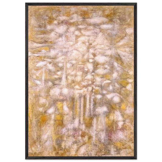 Golden Dawn - Richard Pousette-Dart 70x100 cm / 28x40 inches Framed Art Print – Black Wooden Frame
