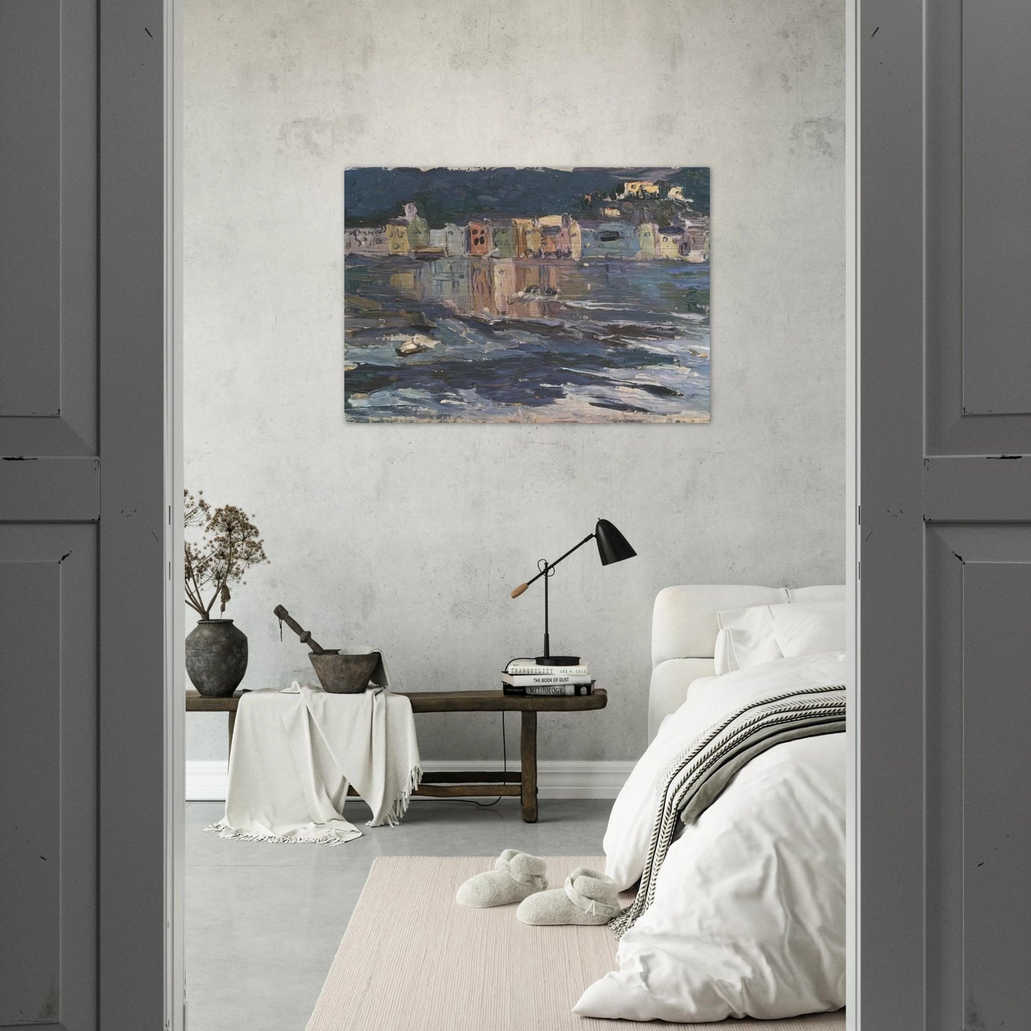 SANTA MARGUERITE 1906 - Wassily Kandinsky Brushed Aluminum Print - 70x100 cm / 28x40 inches | Wassily Kandinsky Aluminum Print | Wassily Kandinsky Prints