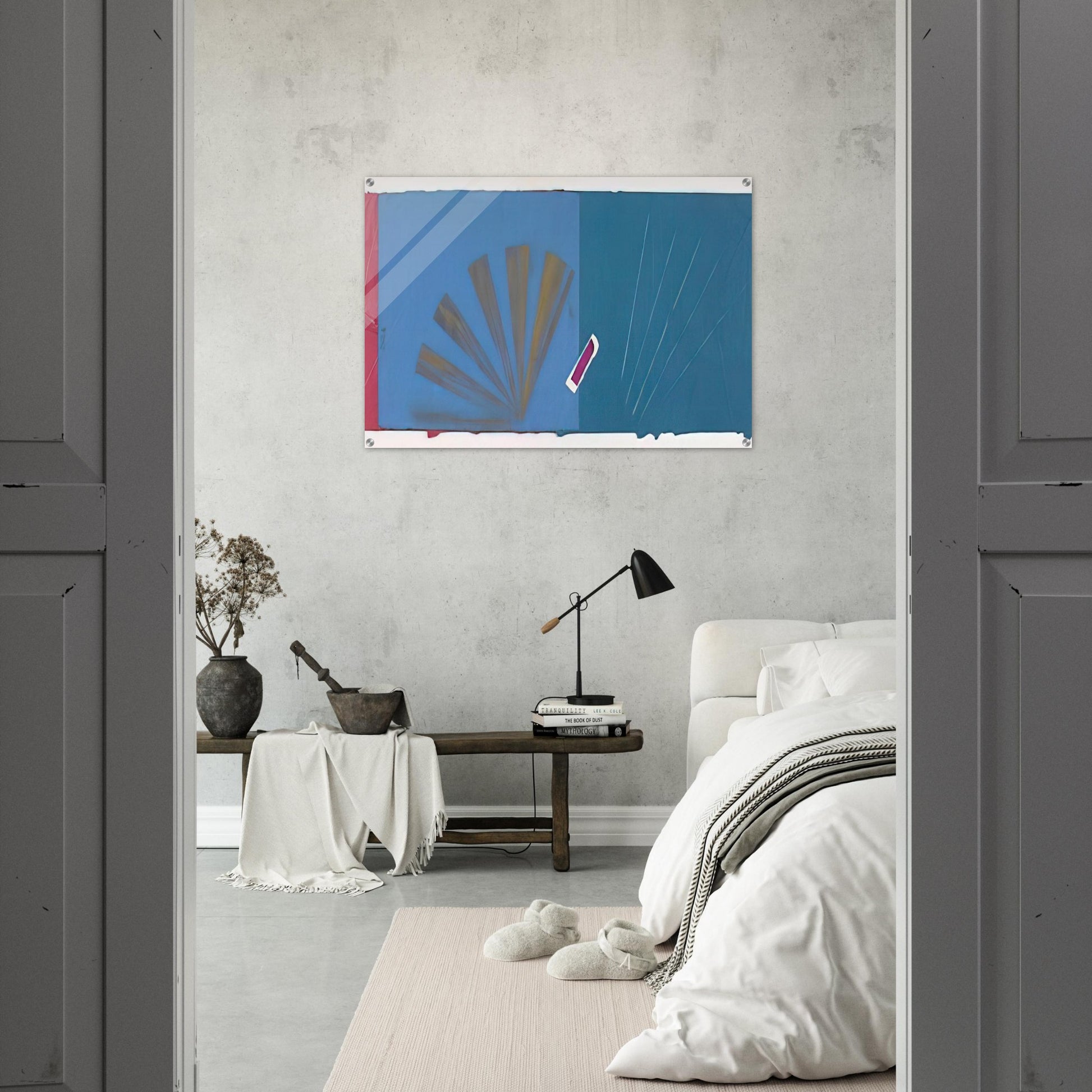 Summer Collage - Sol LeWitt Acrylic Print - 70x100 cm / 28x40″ inches