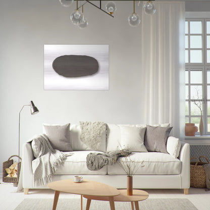 GRAUE SCHEIBE 1970 - BLINKY PALERMO Brushed Aluminum Print - 70x100 cm / 28x40 inches | BLINKY PALERMO Aluminum Print | BLINKY PALERMO Prints
