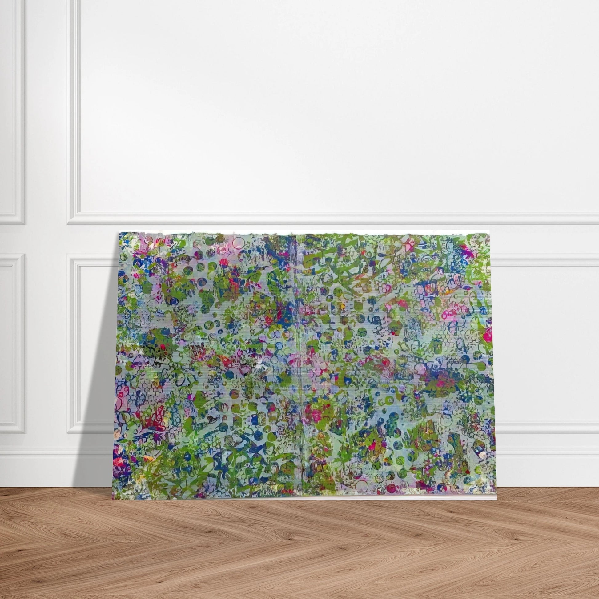 Fog In The Hollow - Sam Gilliam Brushed Aluminum Print - 70x100 cm / 28x40 inches | Sam Gilliam Aluminum Print | Sam Gilliam Prints