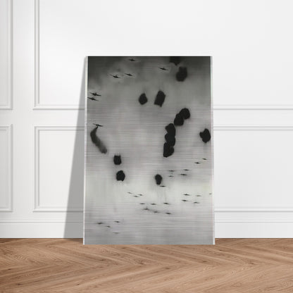 FLIEGER 1964 - Gerhard Richter Brushed Aluminum Print - 70x100 cm / 28x40 inches | Gerhard Richter Aluminum Print | Gerhard Richter Prints