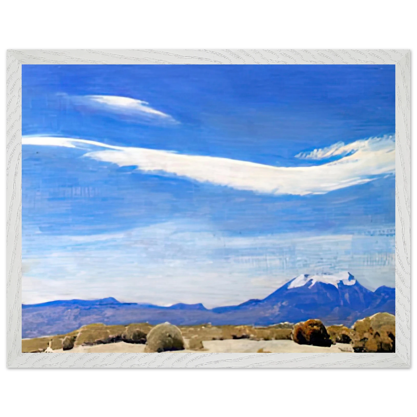 Maynard Dixon - THE CLOUD COACHELLA VALLEY CALIFORNIA 1940 Wall art - A3 (29.7 x 42  cm) - Premium Wooden Framed Poster With Fine Art Paper-canvas - Wood frame