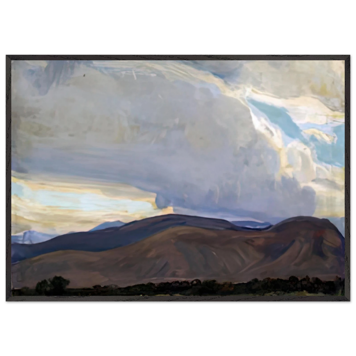Maynard Dixon - STORM FROM THE SIERRA 1937 Wall art - A1 (59.4 x 84.1  cm) - Fine Art Poster-canvas - -
