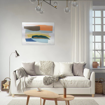 Niagara Series - 1980 - Larry Zox Brushed Aluminum Print - 70x100 cm / 28x40 inches | Larry Zox Aluminum Print | Larry Zox Prints
