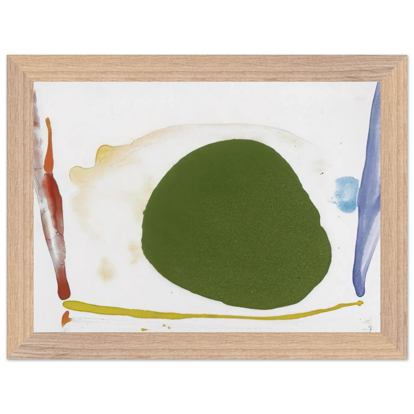 Helen Frankenthaler - Thanksgiving Day - 1973 Wall art - 35x35 cm / 14x14 Inches - Fine Art Poster - -