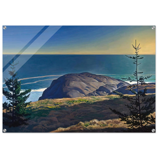 Young Spruces, Maine Coast - Rockwell Kent Acrylic Print - 70x100 cm / 28x40″ inches