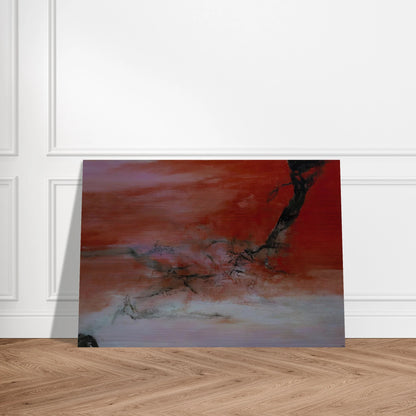 10 JANVIER 2001 2001 - Zao Wou-Ki Brushed Aluminum Print - 70x100 cm / 28x40 inches | Zao Wou-Ki Aluminum Print | Zao Wou-Ki Prints
