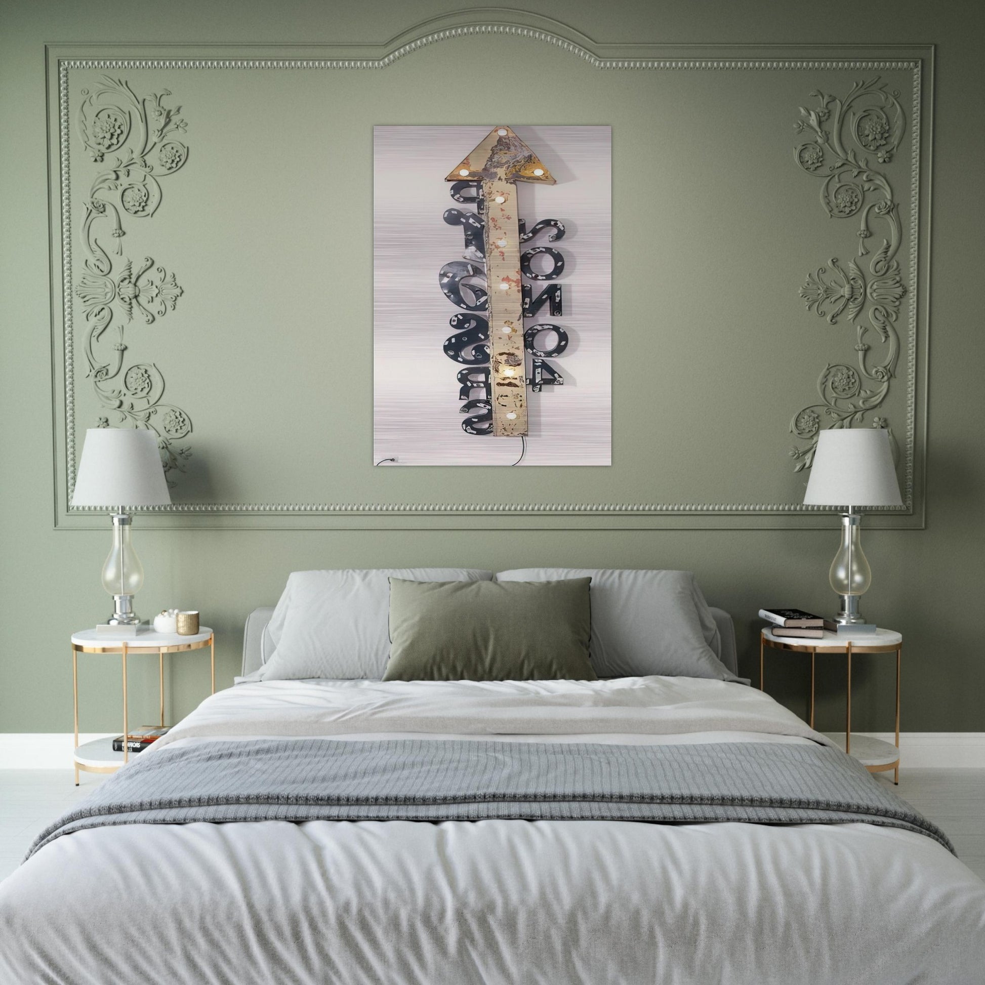 SOARING DRIBBLE GLUT 1992 - Robert Rauschenberg Brushed Aluminum Print - 70x100 cm / 28x40 inches | Robert Rauschenberg Aluminum Print | Robert Rauschenberg Prints