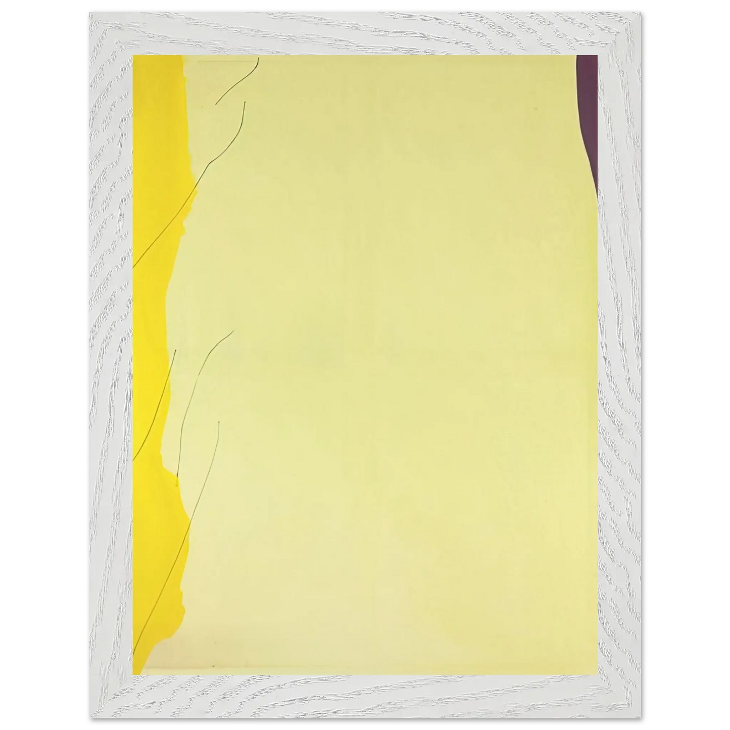 Helen Frankenthaler - Distillation - 1973 Wall art - 20x25 cm / 8x10 Inches - Premium Wooden Framed Poster With Fine Art Paper - Black frame