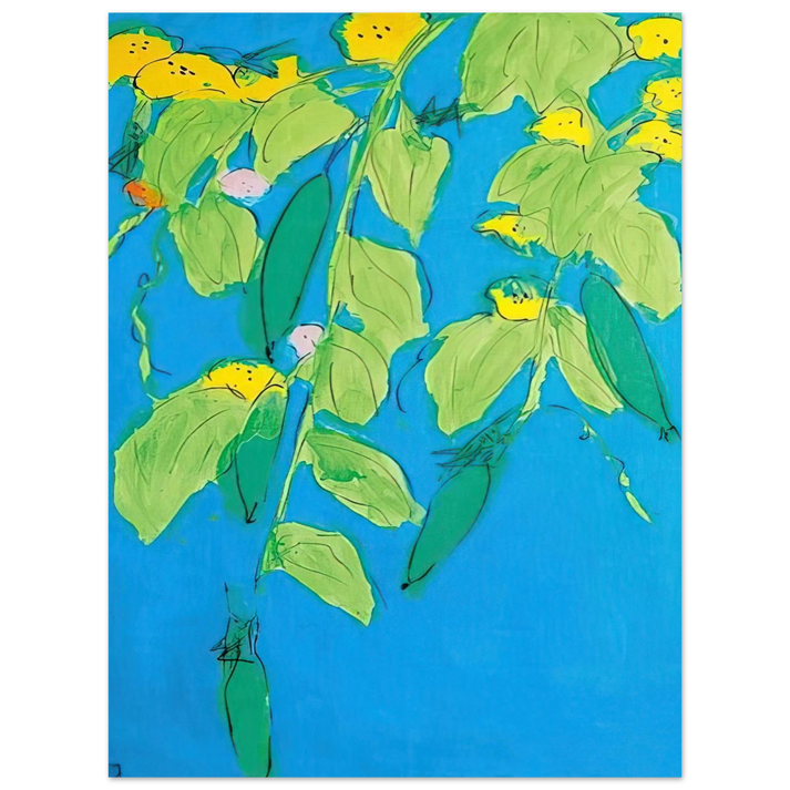 Walasse Ting - Summer Days - 2008  75x100 cm / 30x40inches Fine Art Poster