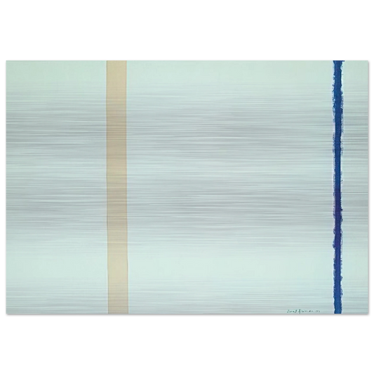 White Fire I - Barnett Newman Brushed Aluminum Print - 70x100 cm / 28x40 inches | Barnett Newman Aluminum Print | Barnett Newman Prints