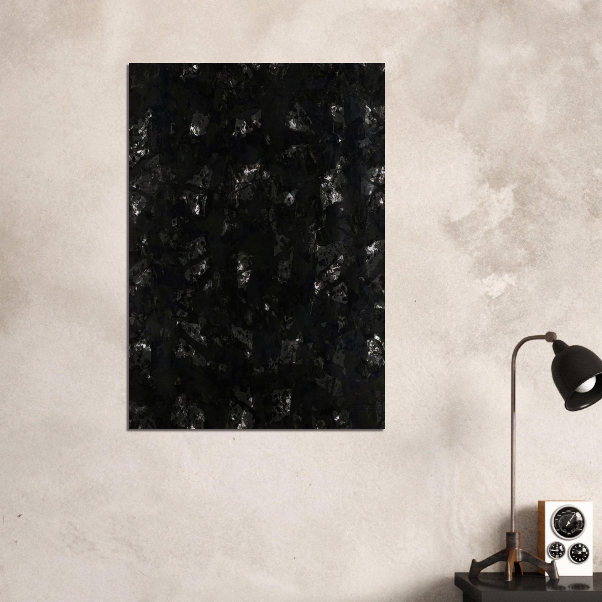 Indigo Wood - Sam Francis Brushed Aluminum Print - 70x100 cm / 28x40 inches | Sam Francis Aluminum Print | Sam Francis Prints