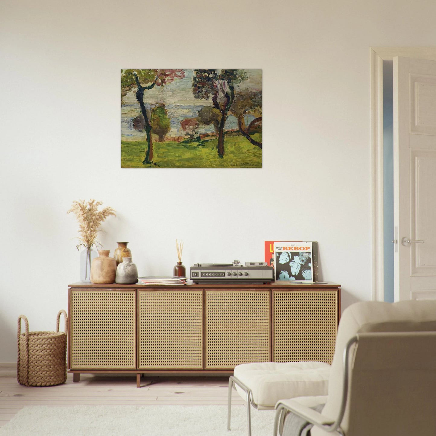 PAYSAGE 1898 - Henri Matisse Brushed Aluminum Print - 70x100 cm / 28x40 inches | Henri Matisse Aluminum Print | Henri Matisse Prints