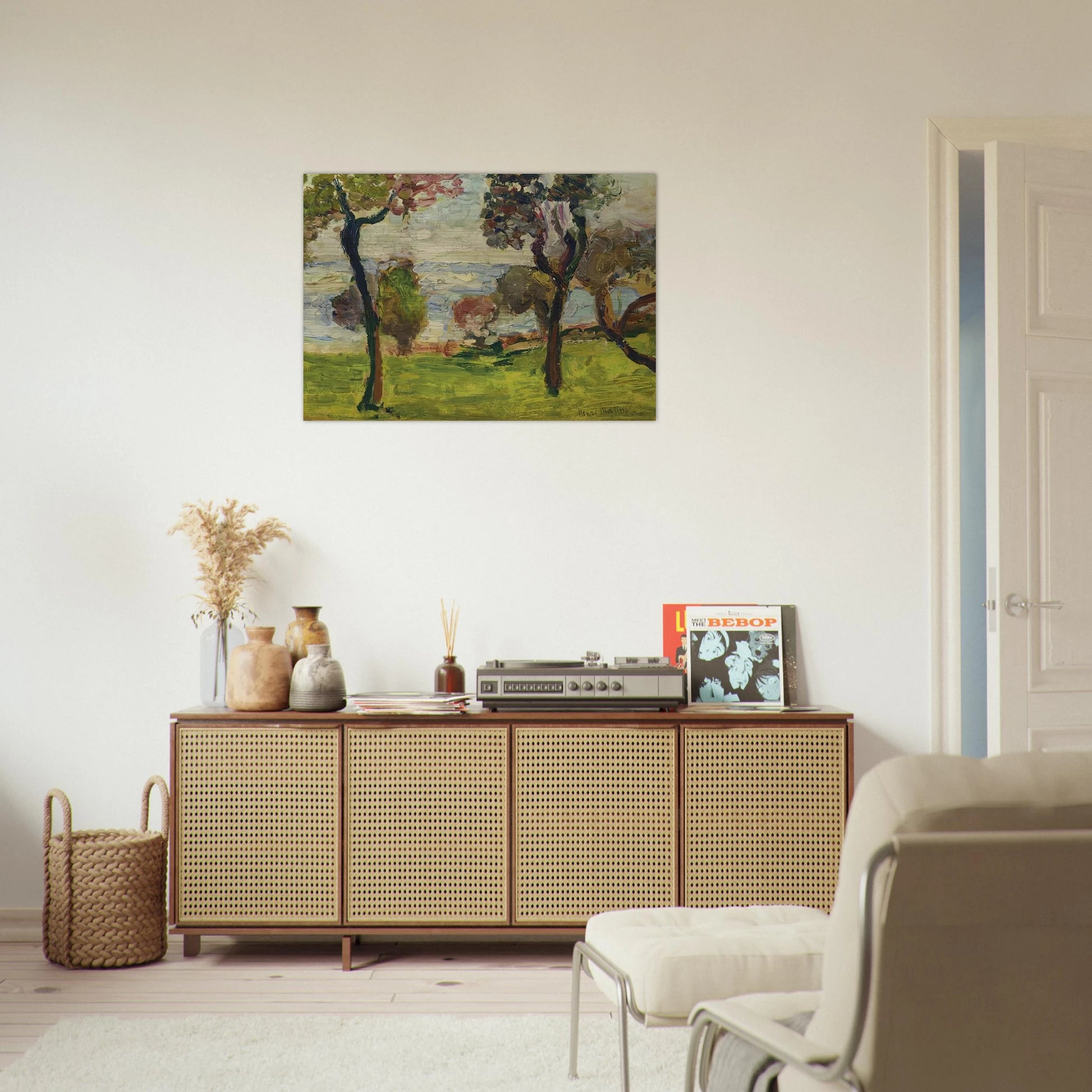 PAYSAGE 1898 - Henri Matisse Brushed Aluminum Print - 70x100 cm / 28x40 inches | Henri Matisse Aluminum Print | Henri Matisse Prints