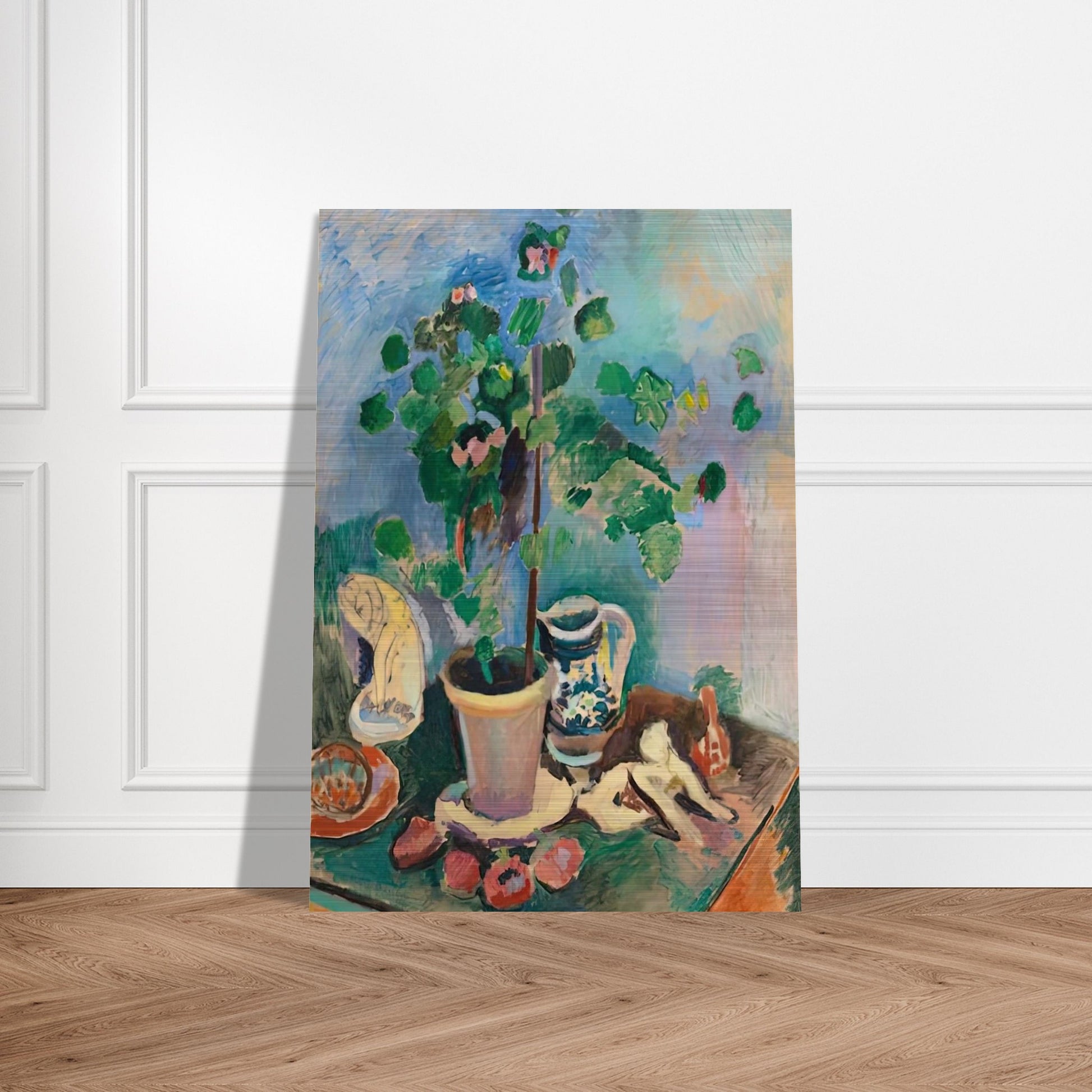 THE GERANIUM 1906 - Henri Matisse Brushed Aluminum Print - 70x100 cm / 28x40 inches | Henri Matisse Aluminum Print | Henri Matisse Prints