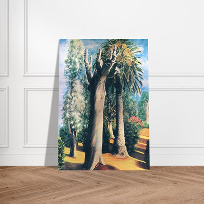 EUCALYPTUS AND PALM 1935 - Moise Kisling Brushed Aluminum Print - 70x100 cm / 28x40 inches | Moise Kisling Aluminum Print | Moise Kisling Prints