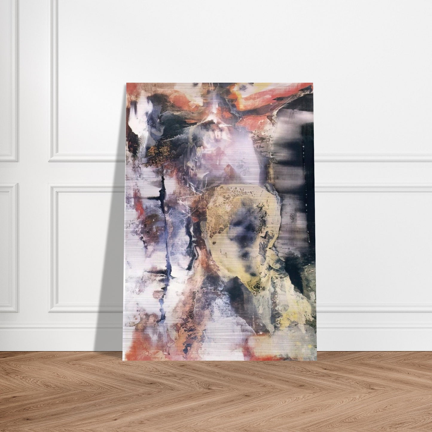 The Archer - 1955 - Paul Jenkins Brushed Aluminum Print - 70x100 cm / 28x40 inches | Paul Jenkins Aluminum Print | Paul Jenkins Prints