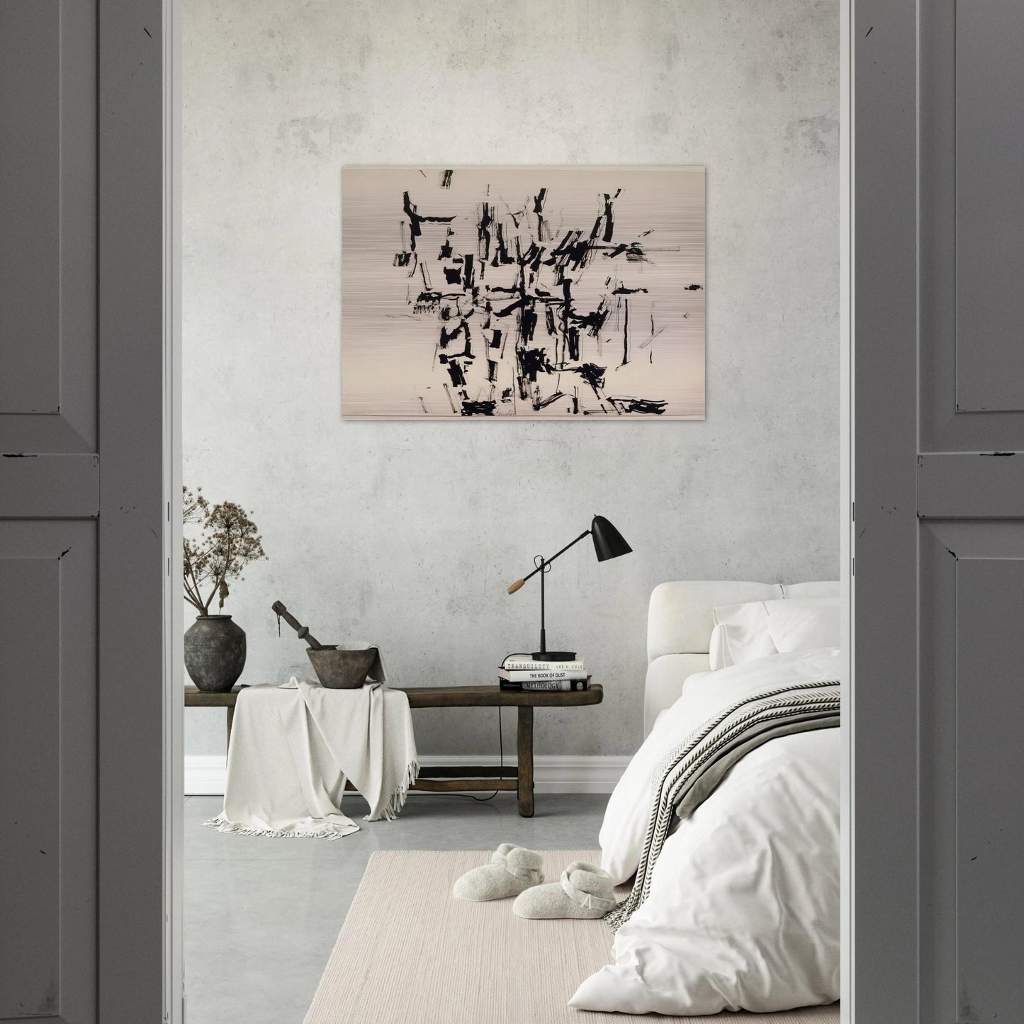 DRAWING RELATED TO ZONE DRAWING NO 19 - Philip Guston Brushed Aluminum Print - 70x100 cm / 28x40 inches | Philip Guston Aluminum Print | Philip Guston Prints
