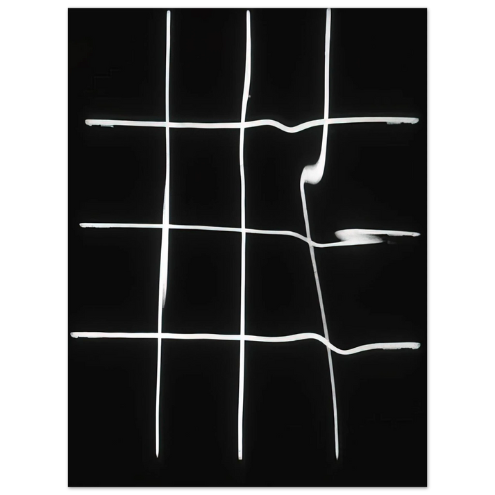 Francois Morellet - Reflections in water deformed by the spectator - 1964  75x100 cm / 30x40inches Fine Art Poster