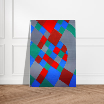 WORD POETRY POETRY OF COLORS - Sonia Delaunay Brushed Aluminum Print - 70x100 cm / 28x40 inches | Sonia Delaunay Aluminum Print | Sonia Delaunay Prints