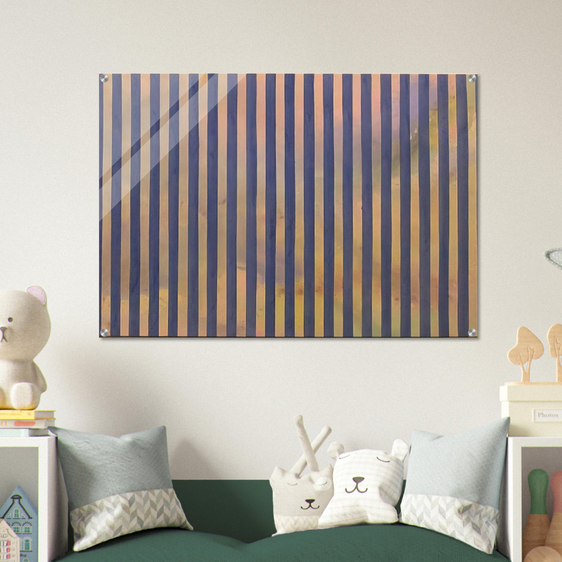 Untitled - 1959 - Gene Davis Acrylic Print - 70x100 cm / 28x40″ inches | Gene Davis Wall Art | Gene Davis Prints