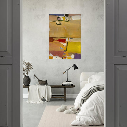A Day at the Races - Richard Diebenkorn Brushed Aluminum Print - 70x100 cm / 28x40 inches | Richard Diebenkorn Aluminum Print | Richard Diebenkorn Prints