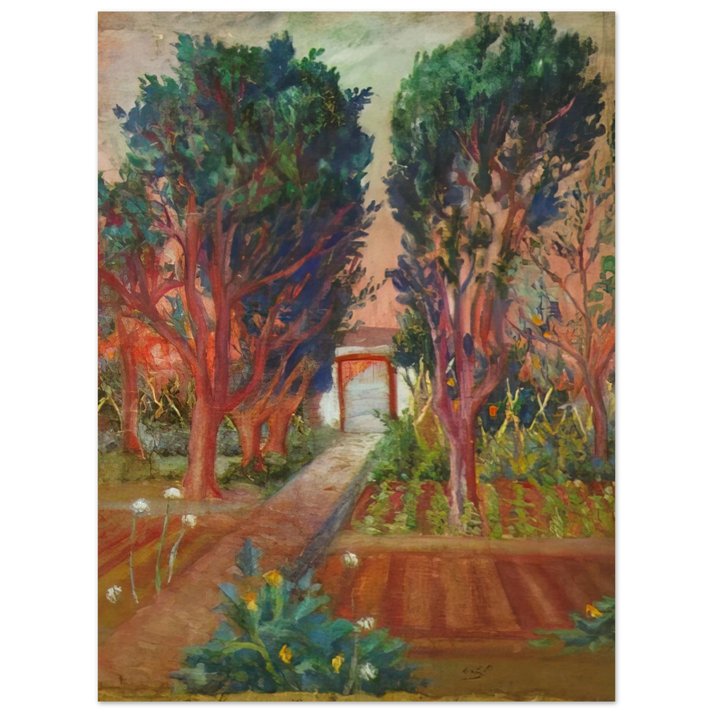 Salvador Dali - THE VEGETABLE GARDEN OF LLANER  75x100 cm / 30x40inches Fine Art Poster