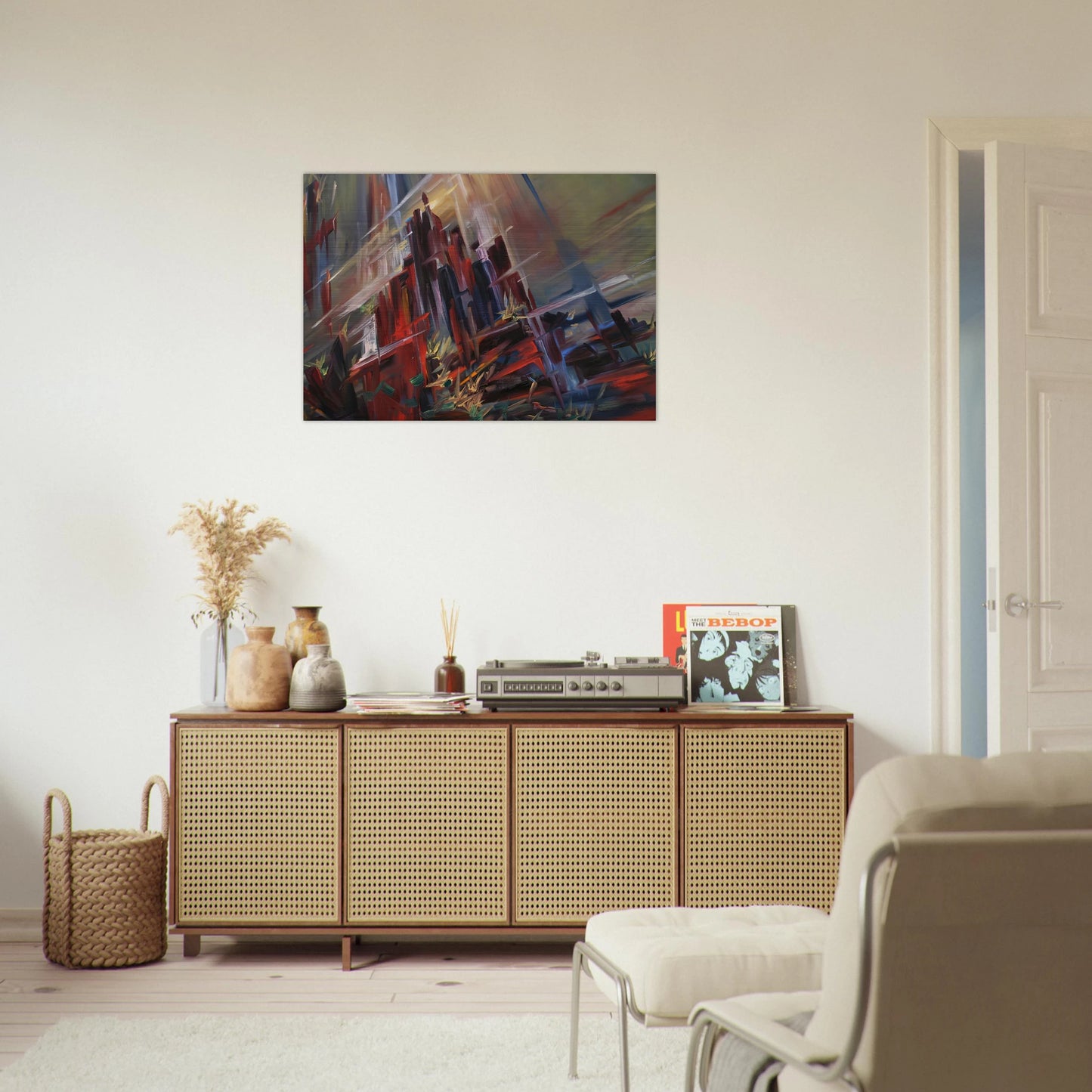 Inferno - 1974 - Konrad Zuse Brushed Aluminum Print - 70x100 cm / 28x40 inches | Konrad Zuse Aluminum Print | Konrad Zuse Prints