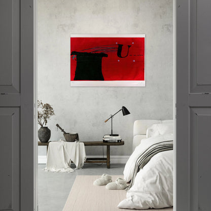 U NO S NING 1979 - Antoni Tapies Brushed Aluminum Print - 70x100 cm / 28x40 inches | Antoni Tapies Aluminum Print | Antoni Tapies Prints