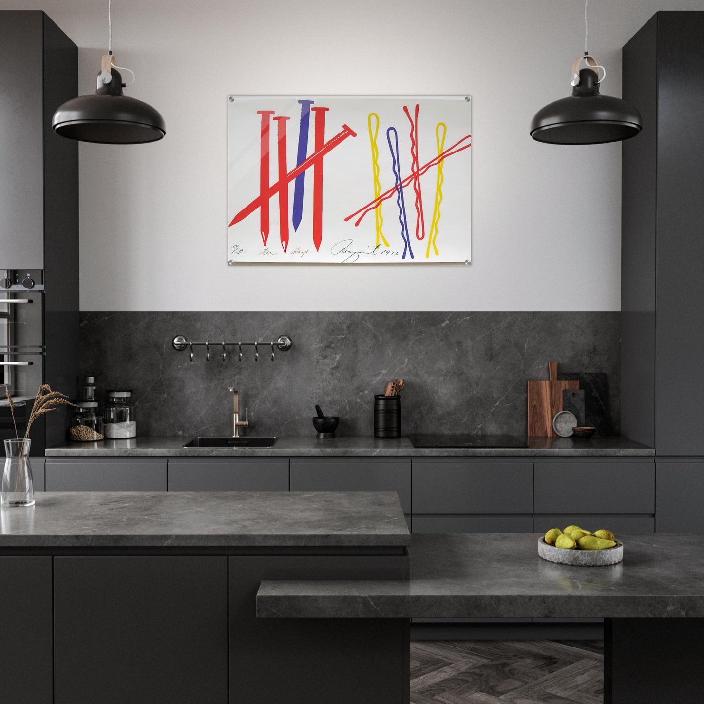 Ten Days - James Rosenquist Acrylic Print - 70x100 cm / 28x40″ inches