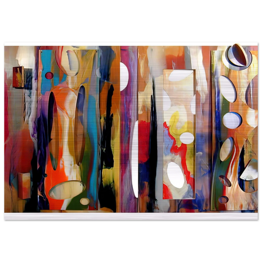 Tapestry - Sam Gilliam Brushed Aluminum Print - 70x100 cm / 28x40 inches | Sam Gilliam Aluminum Print | Sam Gilliam Prints