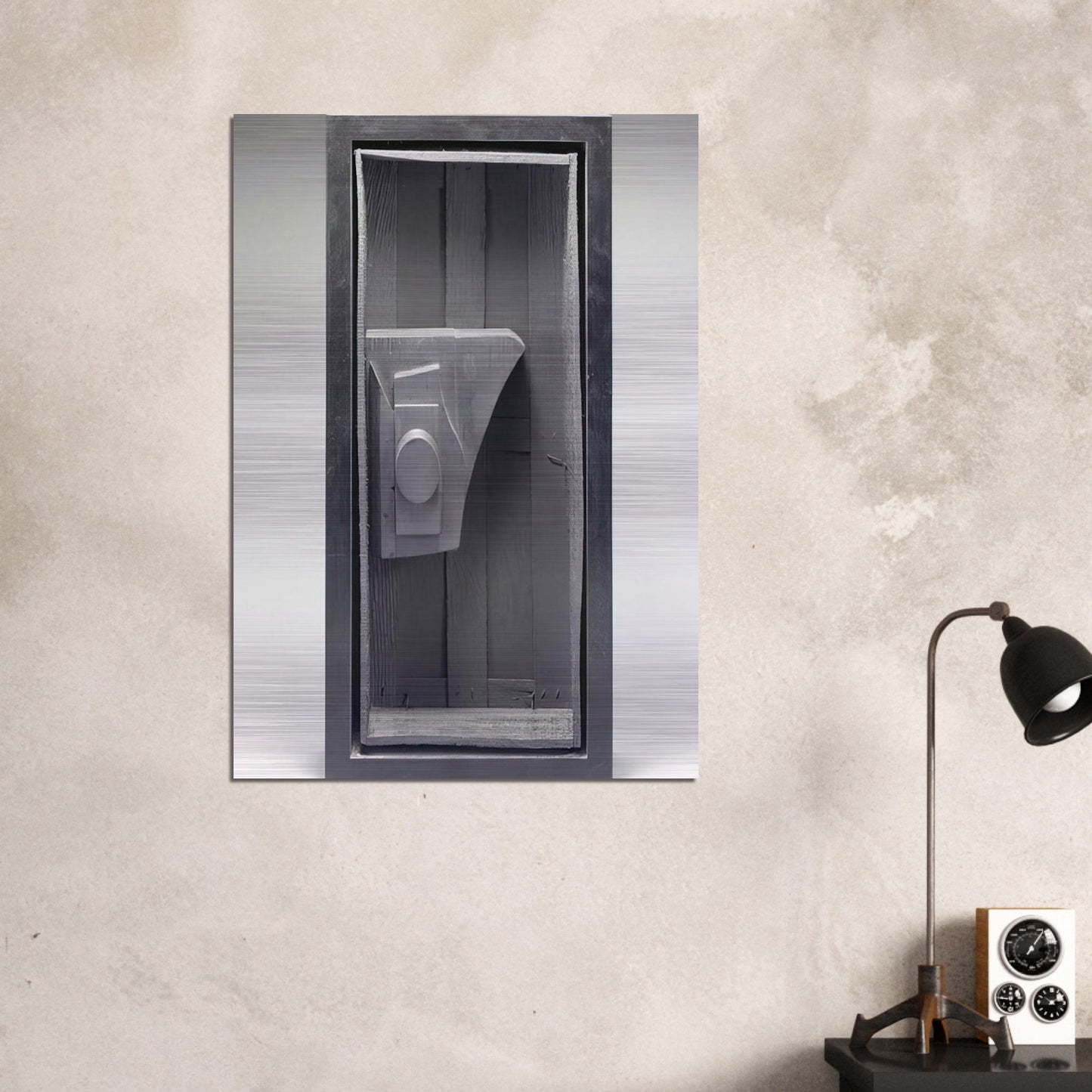 VOYAGE NO II - Louise Nevelson Brushed Aluminum Print - 70x100 cm / 28x40 inches | Louise Nevelson Aluminum Print | Louise Nevelson Prints