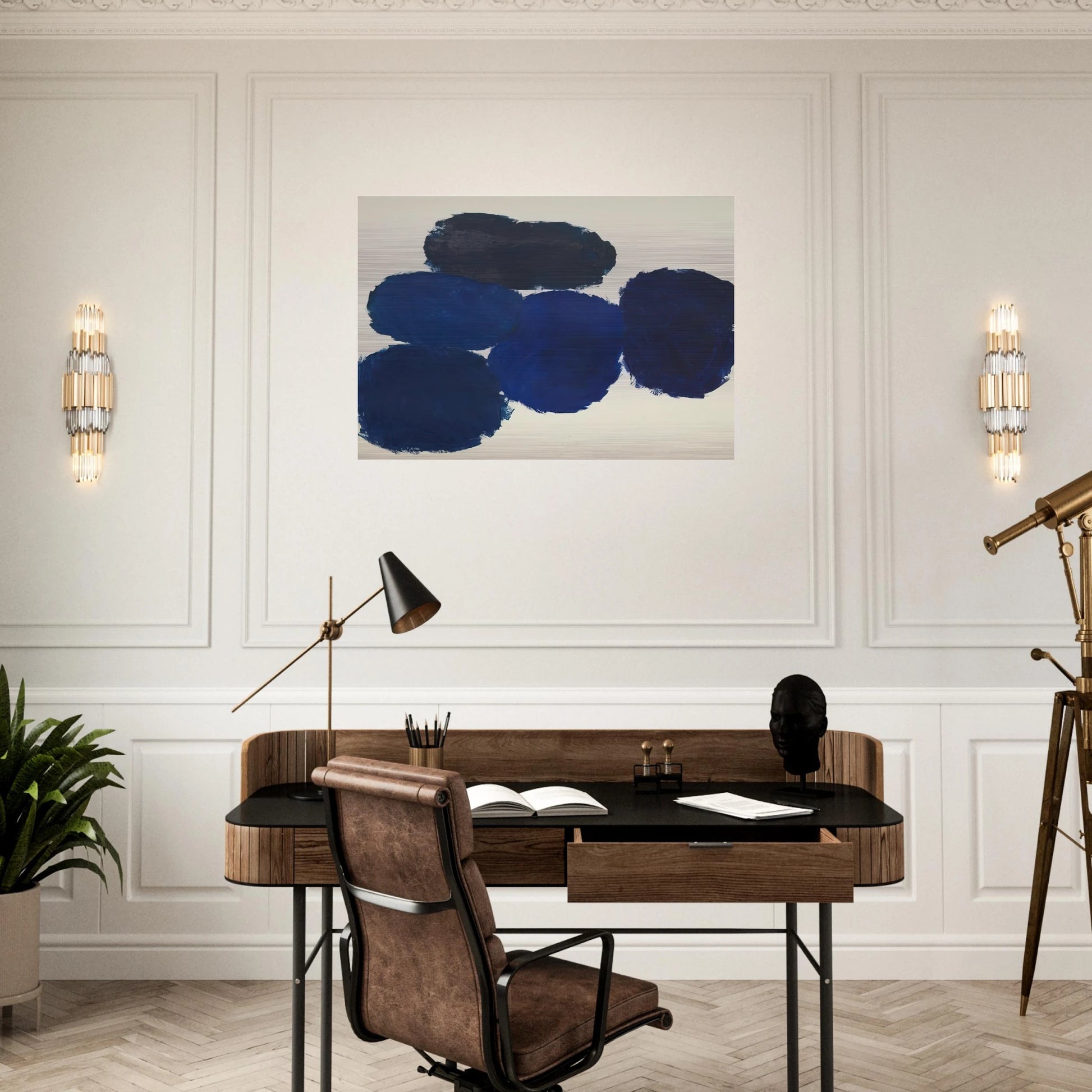 Untitled - 1959 - Ray Parker Brushed Aluminum Print - 70x100 cm / 28x40 inches | Ray Parker Aluminum Print | Ray Parker Prints