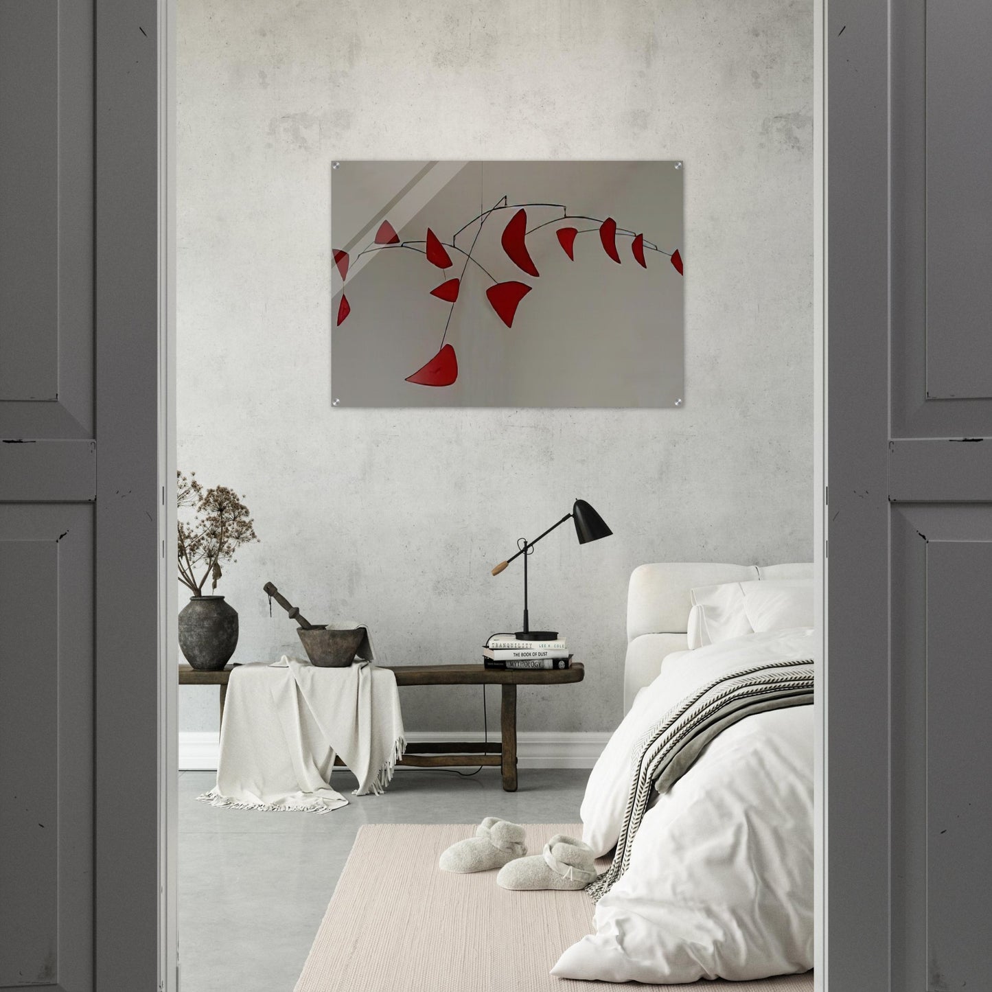 RED MOBILE 1956 - Alexander Calder Acrylic Print - 70x100 cm / 28x40″ inches