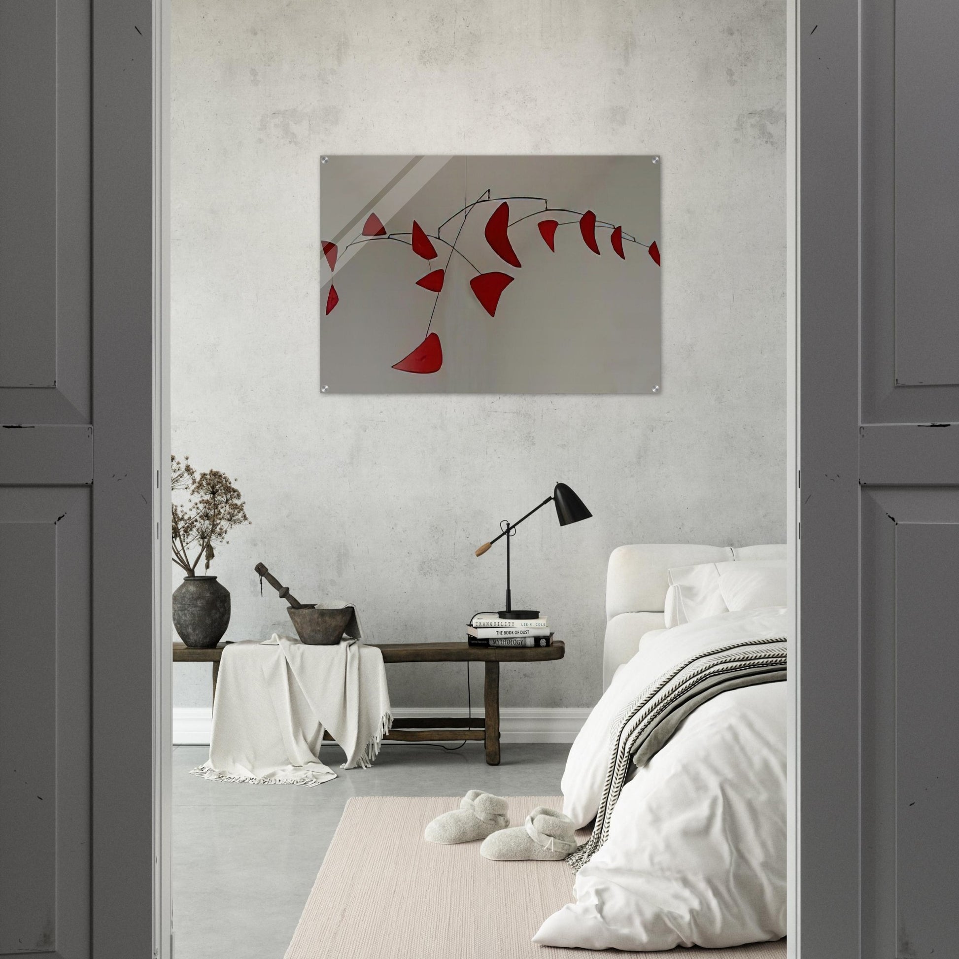 RED MOBILE 1956 - Alexander Calder Acrylic Print - 70x100 cm / 28x40″ inches