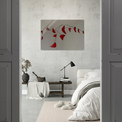 RED MOBILE 1956 - Alexander Calder Acrylic Print - 70x100 cm / 28x40″ inches