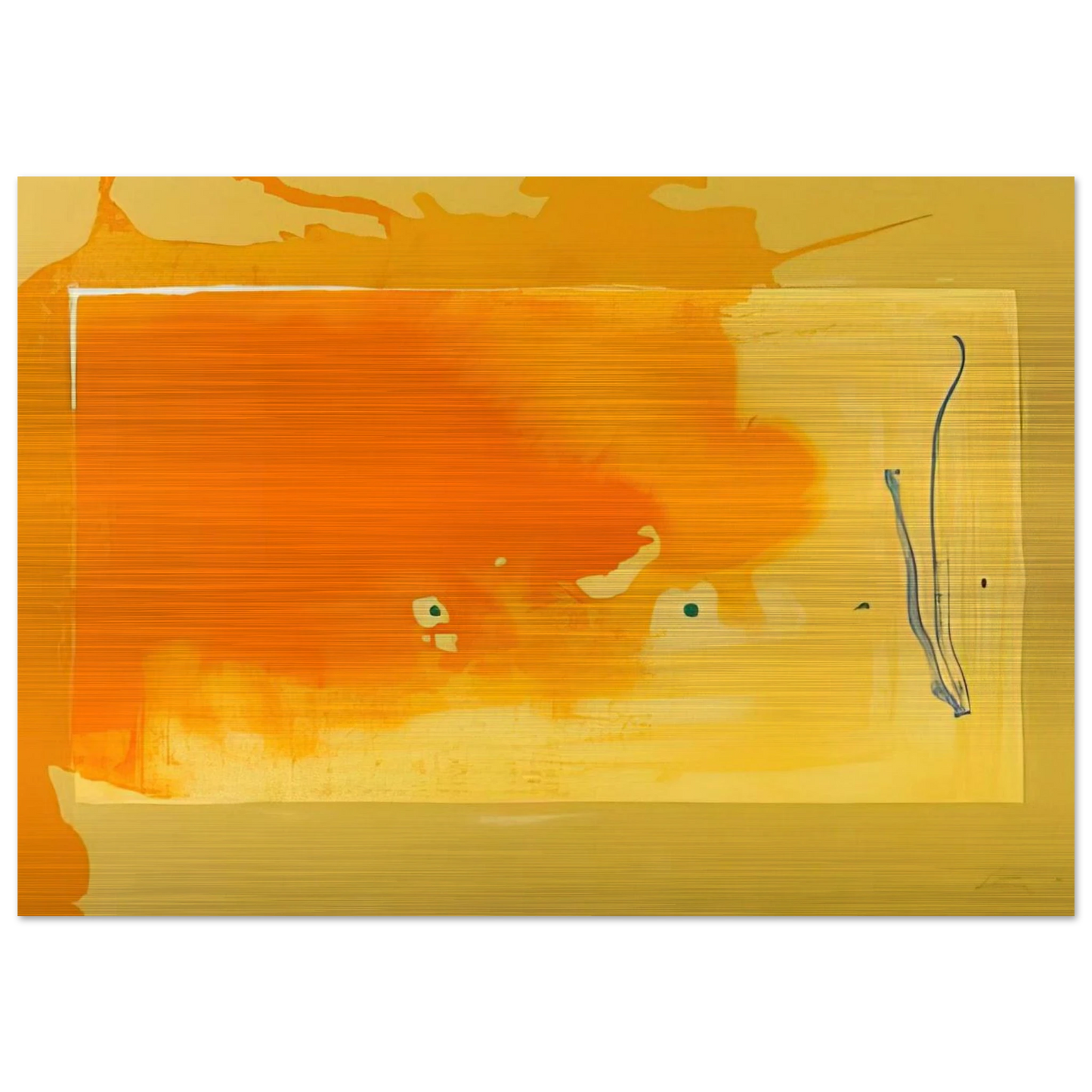 Bilbao - 1998 - Helen Frankenthaler Brushed Aluminum Print - 70x100 cm / 28x40 inches | Helen Frankenthaler Aluminum Print | Helen Frankenthaler Prints