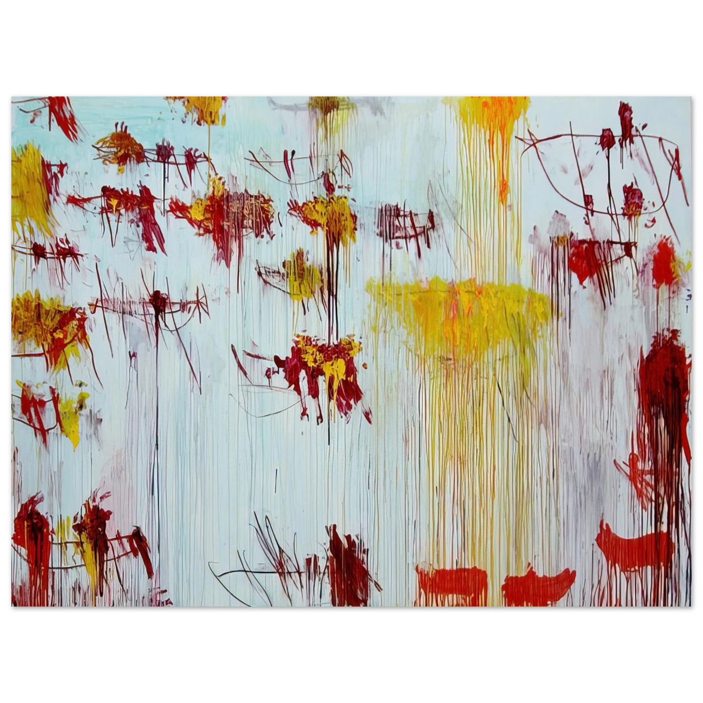 Cy Twombly - Lepanto, Part X  75x100 cm / 30x40inches Fine Art Poster