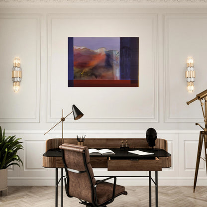 Sixteenth Century - 1985 - Ronnie Landfield Brushed Aluminum Print - 70x100 cm / 28x40 inches | Ronnie Landfield Aluminum Print | Ronnie Landfield Prints