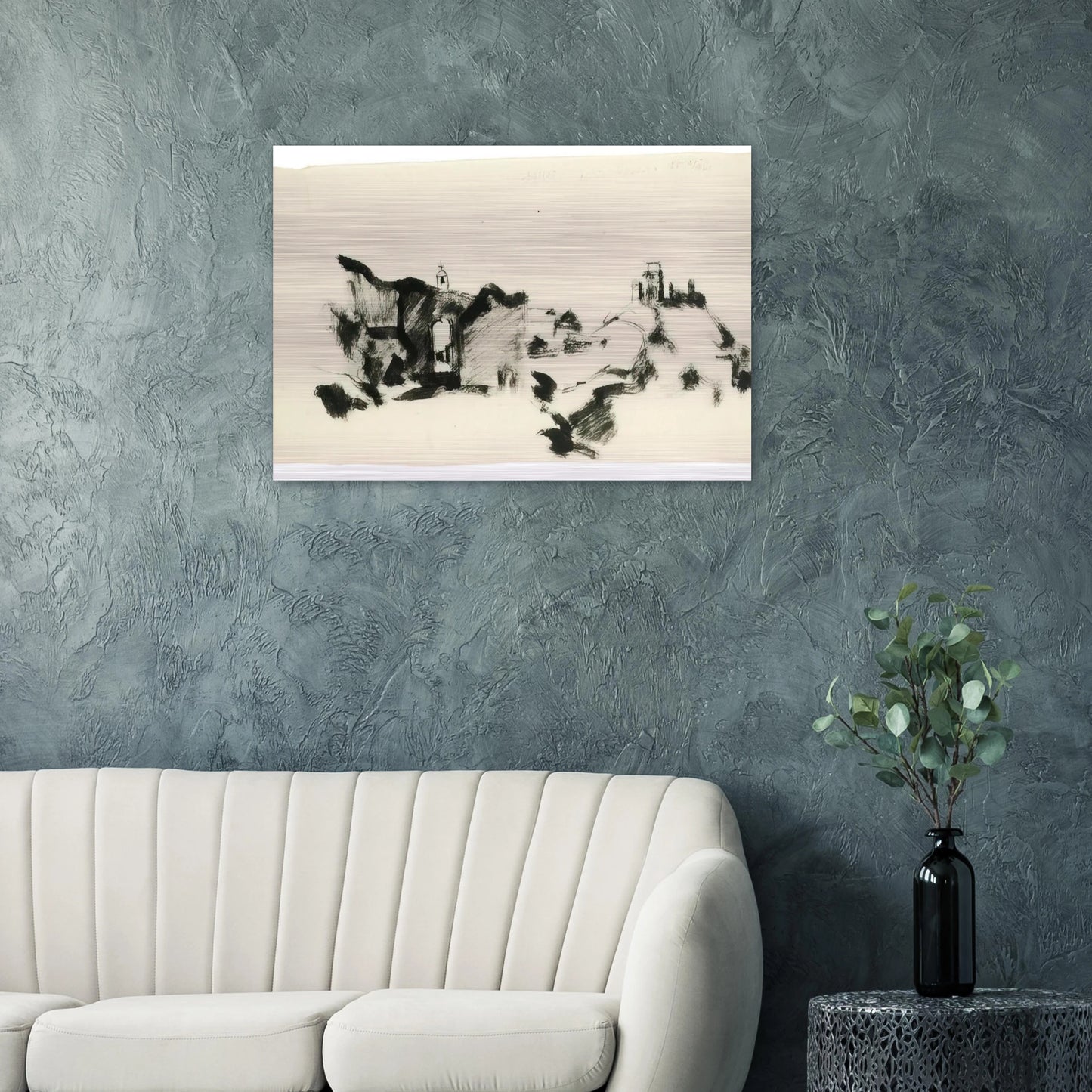 Assisi 35, marzo - 1935 - Julius Bissier Brushed Aluminum Print - 70x100 cm / 28x40 inches | Julius Bissier Aluminum Print | Julius Bissier Prints