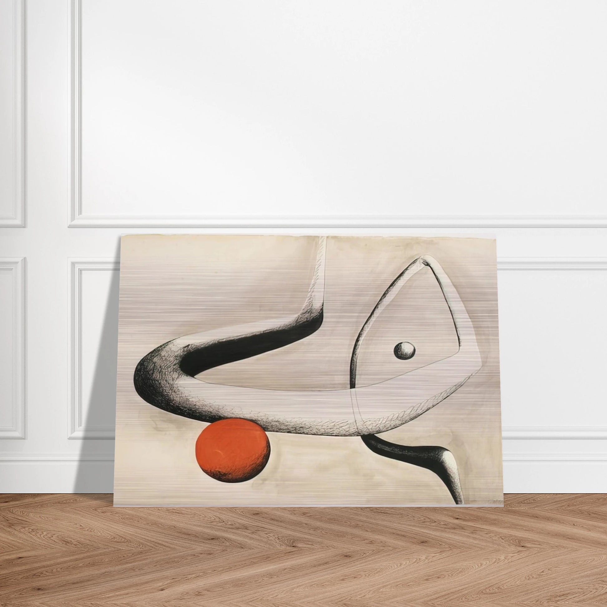 UNTITLED 1932 0 - Alexander Calder Brushed Aluminum Print - 70x100 cm / 28x40 inches | Alexander Calder Aluminum Print | Alexander Calder Prints