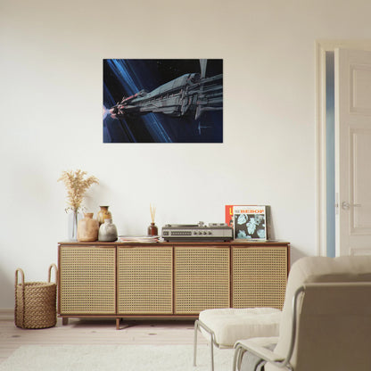 Syd Mead - Syd Mead Brushed Aluminum Print - 70x100 cm / 28x40 inches | Syd Mead Aluminum Print | Syd Mead Prints