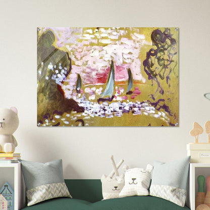 SAILBOATS - Henri Matisse Acrylic Print - 70x100 cm / 28x40″ inches