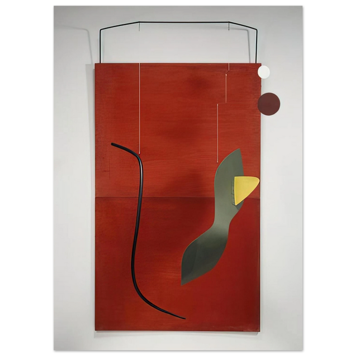 Alexander Calder - RED PANEL 1936 Fine Art Poster