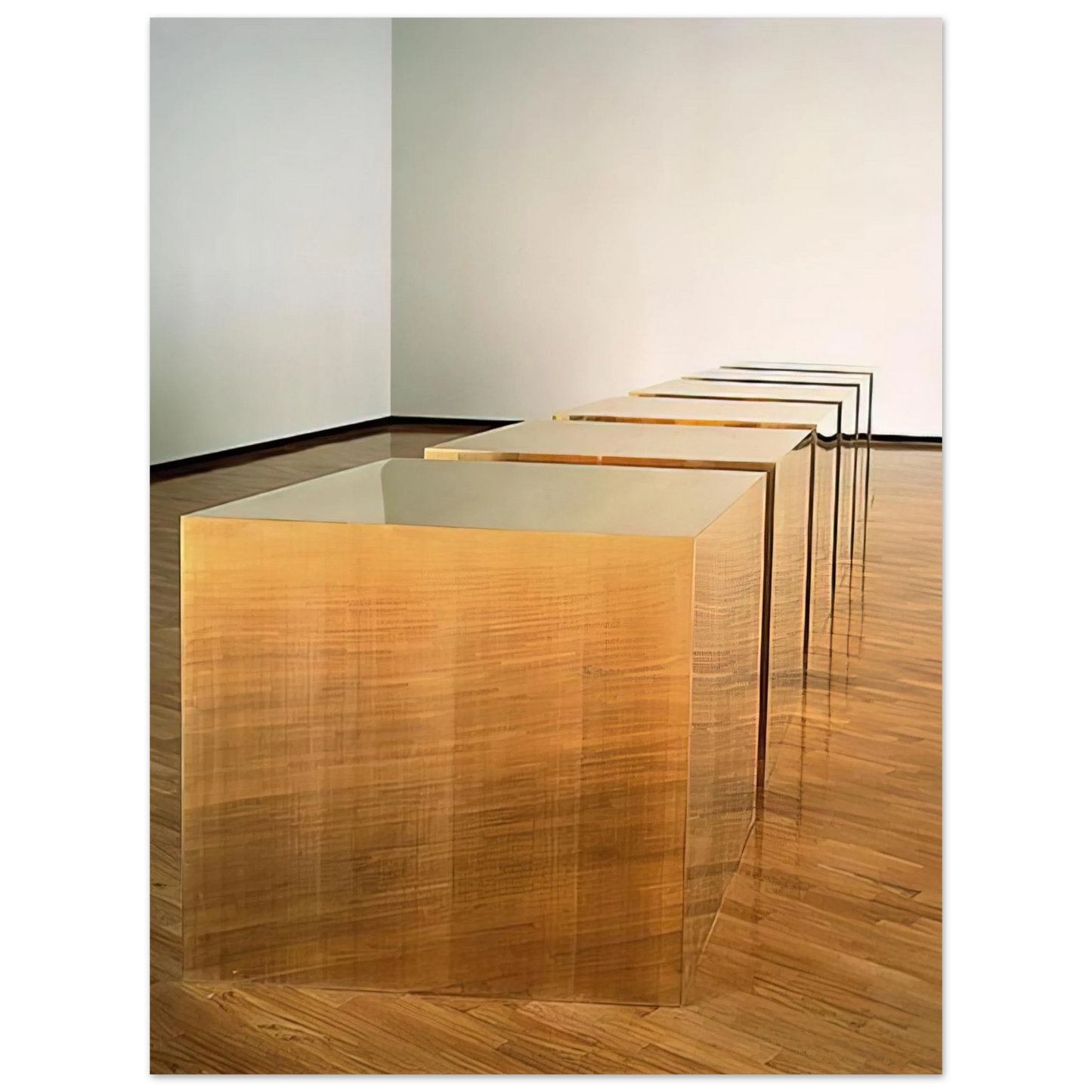 Donald Judd - Untitled Six Boxes - 1974  75x100 cm / 30x40inches Fine Art Poster